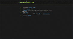 Desktop Screenshot of octetcloud.com